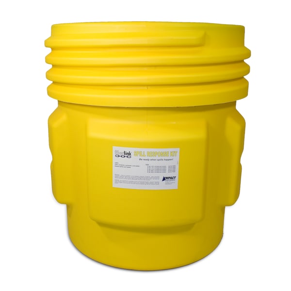 Spill Kit,Caustic Neutralizer,65 Gal.